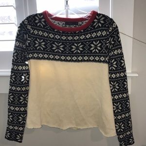 XS cropped THML knit sweater